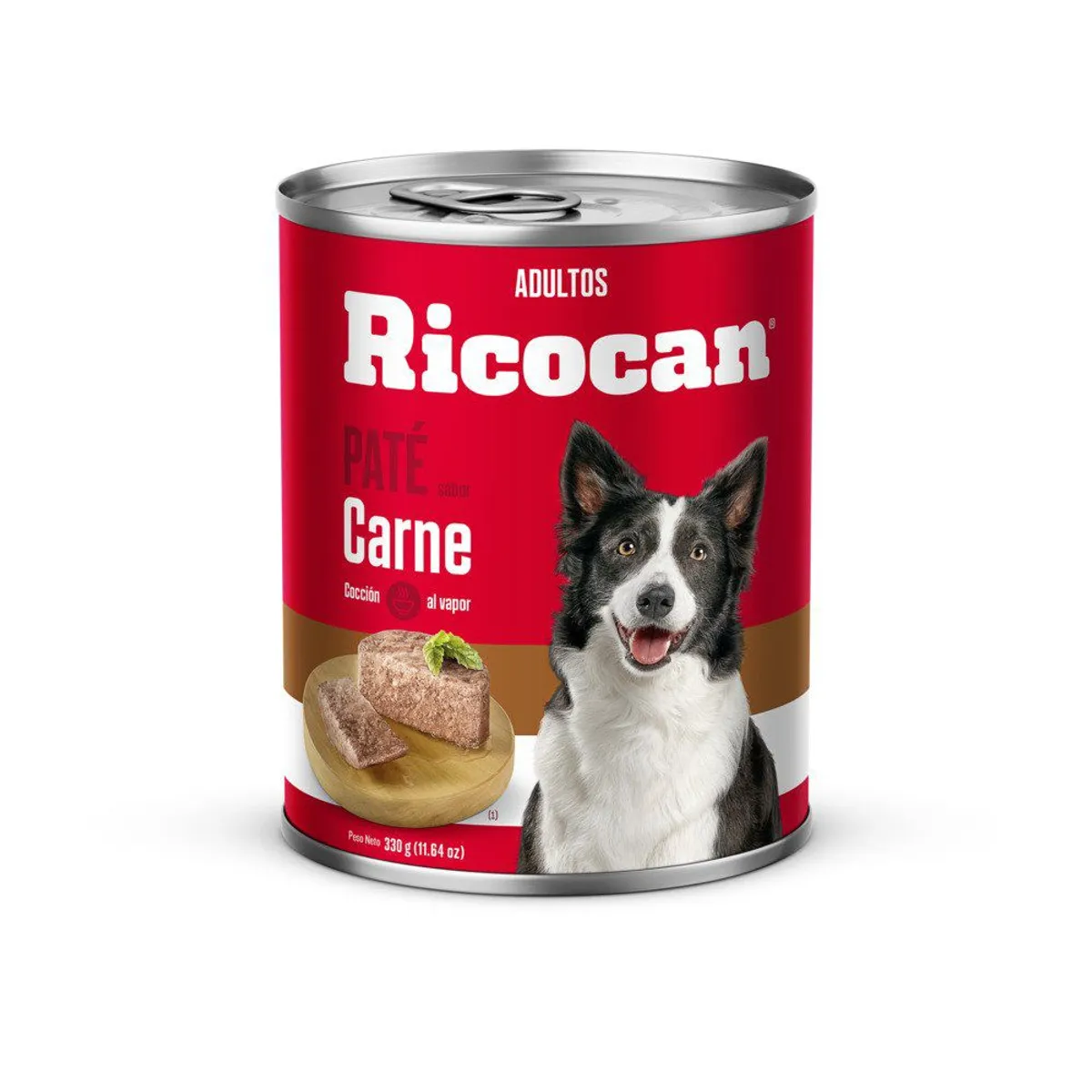 RICOCAN - Paté Perros Adultos Ricocan Carne Lata 330 g