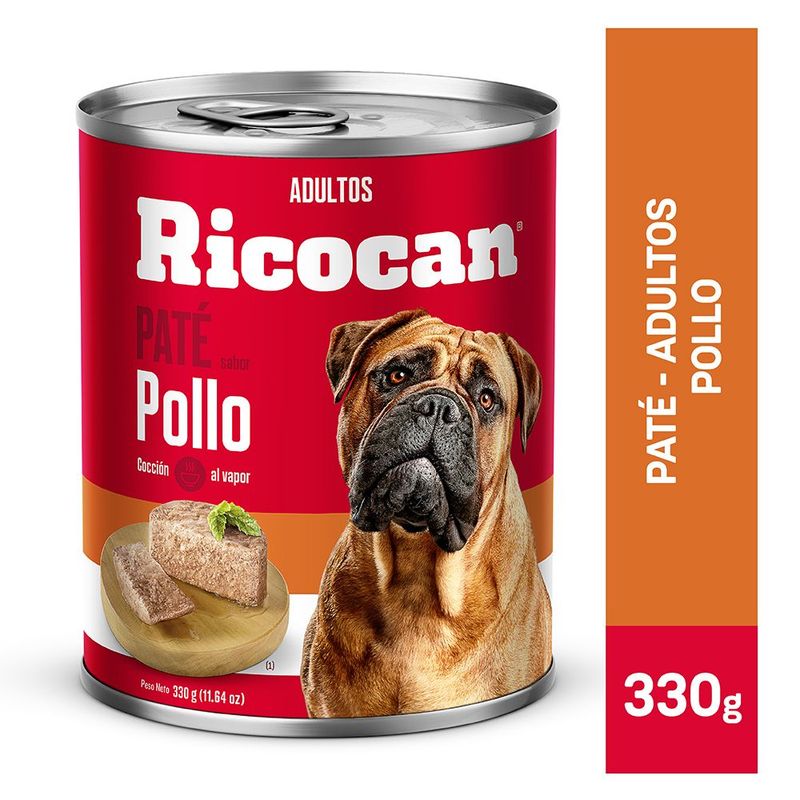 RICOCAN - Comida Húmeda para Perros Ricocan Adultos Sabor Pollo 330 g