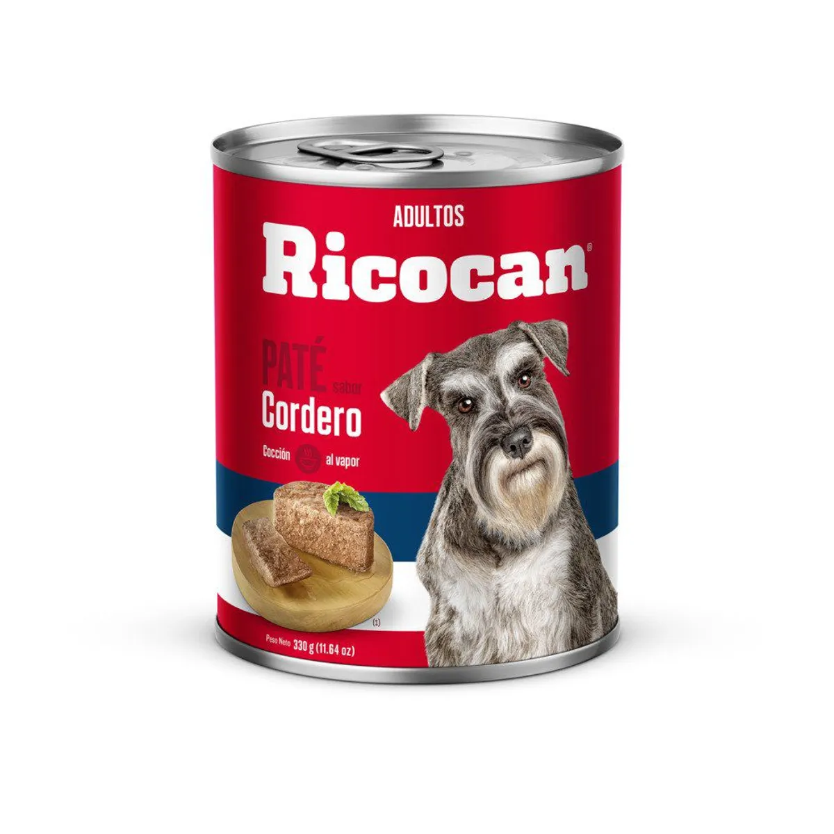 RICOCAN - Paté Perros Adultos Ricocan Cordero Lata 330 g