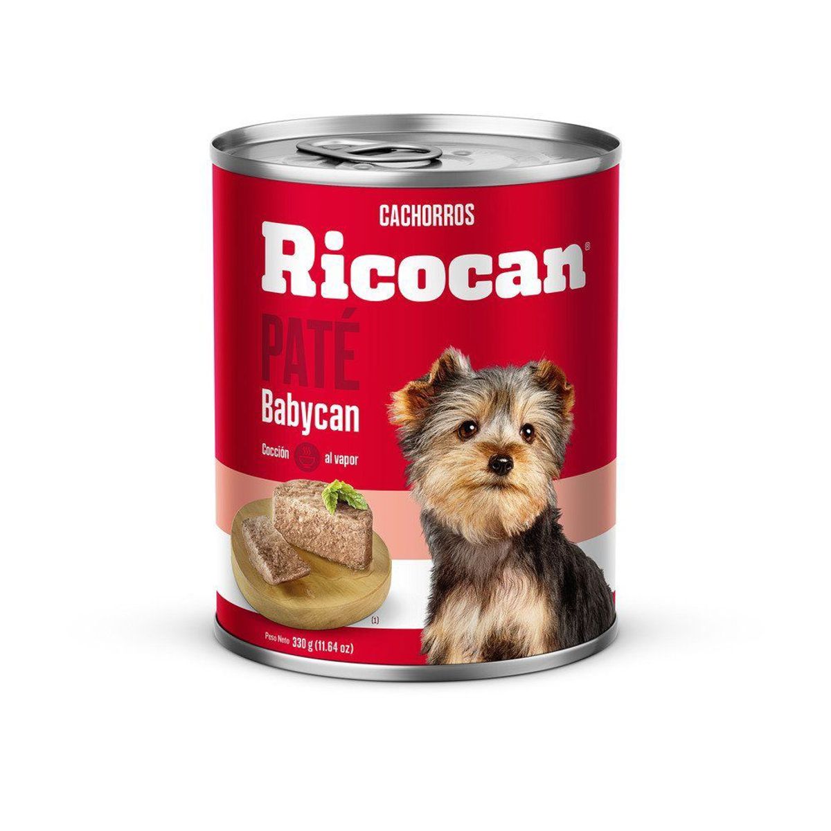 RICOCAN - Paté Cachorros Ricocan Carne Lata 330 g
