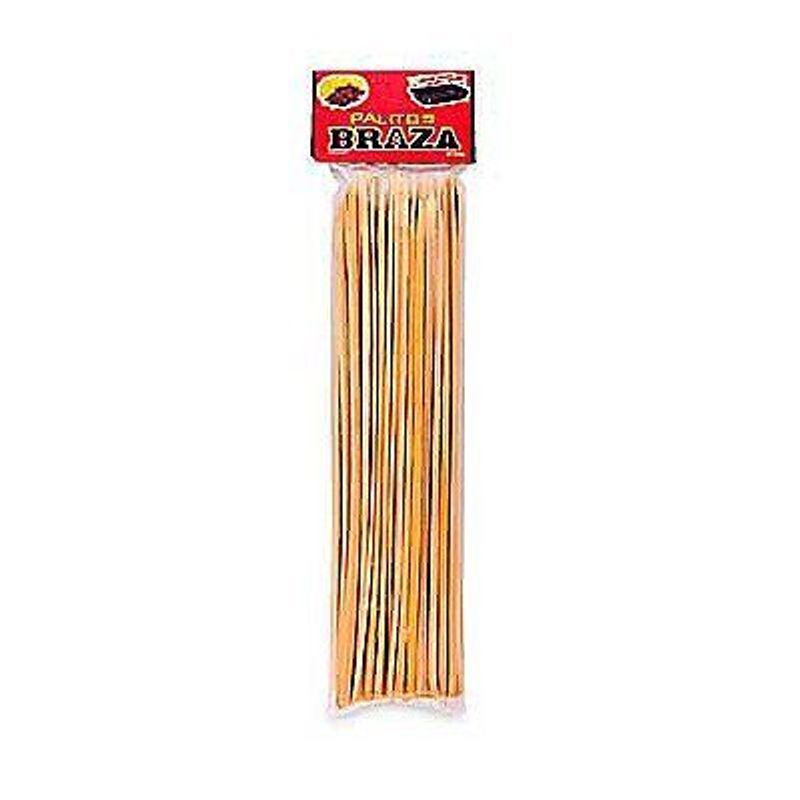 BRAZA - Palitos Para Anticuchos Braza Empaque 50 Und