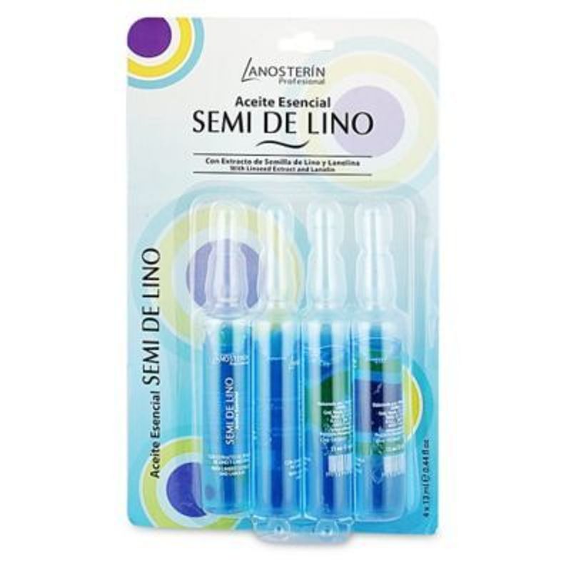 LANOSTERIN - Aceite Esencial Lanosterin Semi De Lino Ampolla Pack 4 Blister 13 mL