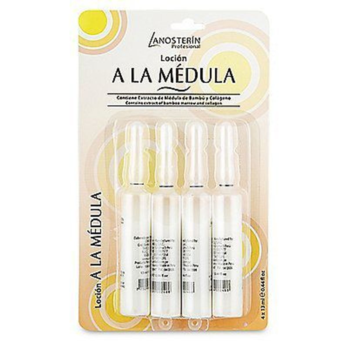 LANOSTERIN - Loción Capilar Lanosterín Médula en Ampolla Empaque 4 Und