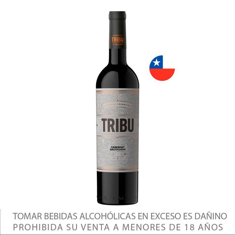 TRIVENTO - Vino Tinto Tribu Cabernet Sauvignon Trivento 750 mL