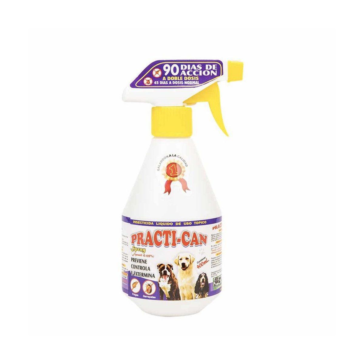 PRACTICAN - Antipulgas con Fipronil 0.125% Practican Envase 400 mL