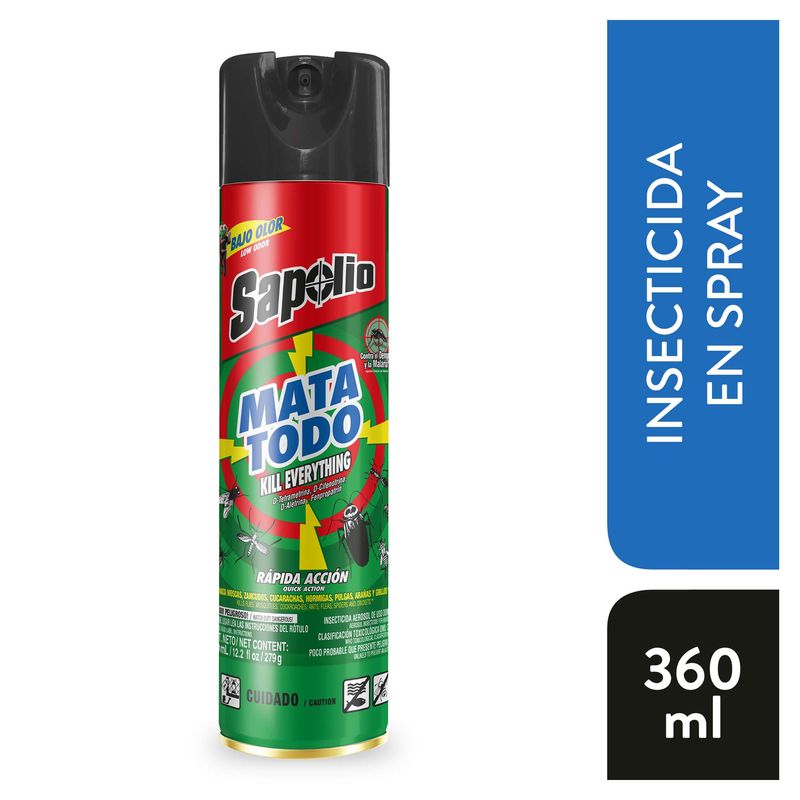 SAPOLIO - Insecticida Sapolio Mata Todo Envase 360 mL