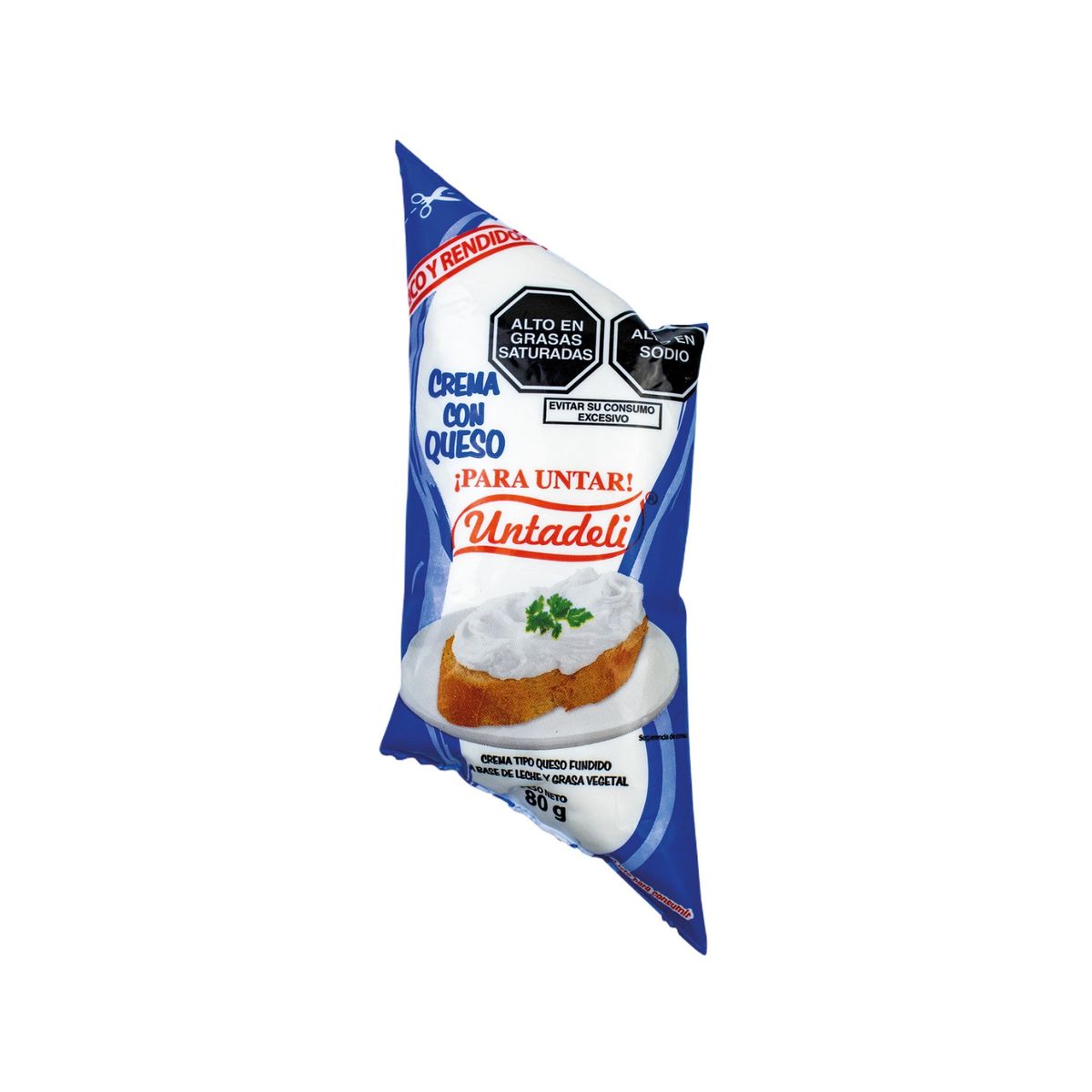 UNTADELI - Queso Untadeli Natural Bolsa 80 g