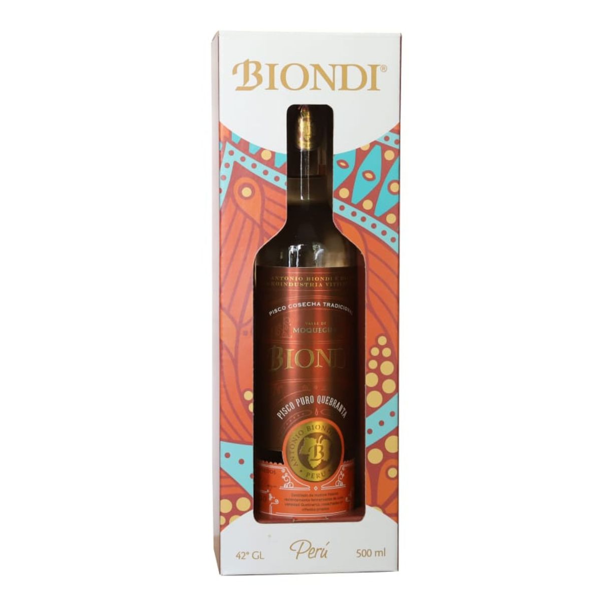 BIONDI - Pisco Quebranta Biondi Botella 500 mL