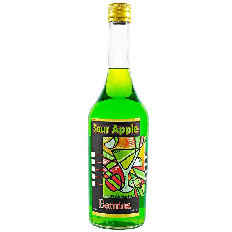 SOUR APPLE - Licor Sour Apple De Manzana Botella 750 mL