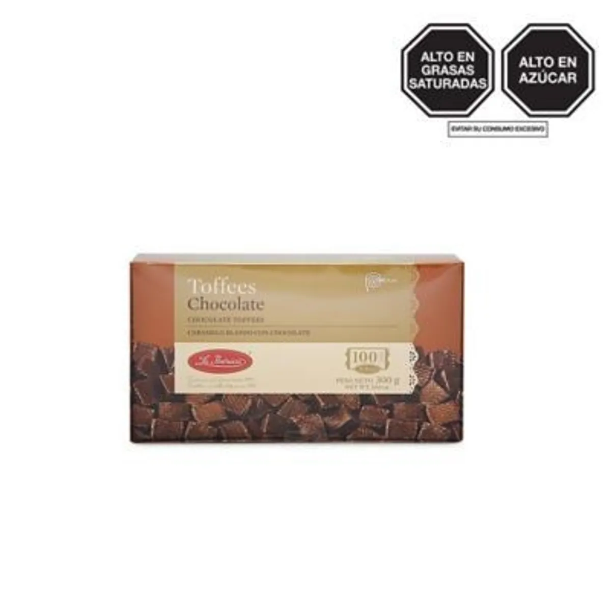 LA IBERICA - Toffees de Chocolate La Ibérica Caja 300 g