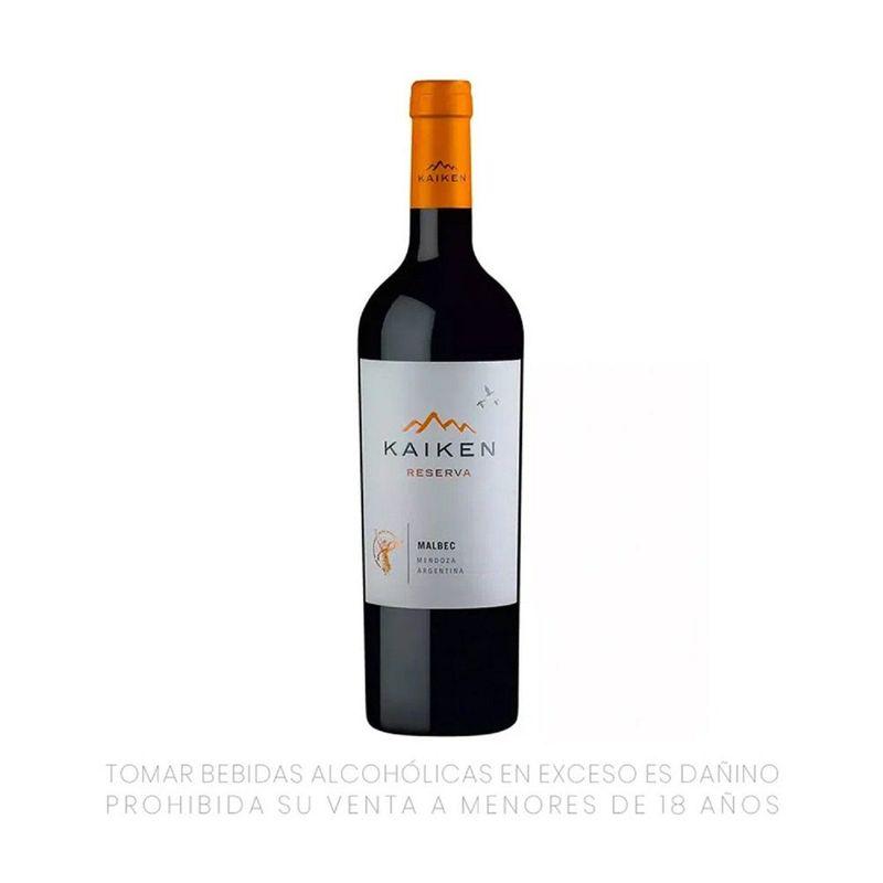 KAIKEN - Vino Tinto Kaiken Reserva Malbec Botella 750 mL