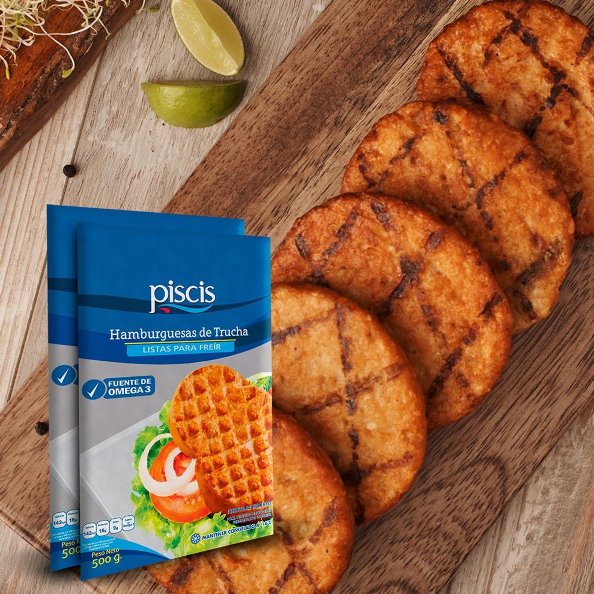 PISCIS - Hamburguesa de Trucha Piscis
