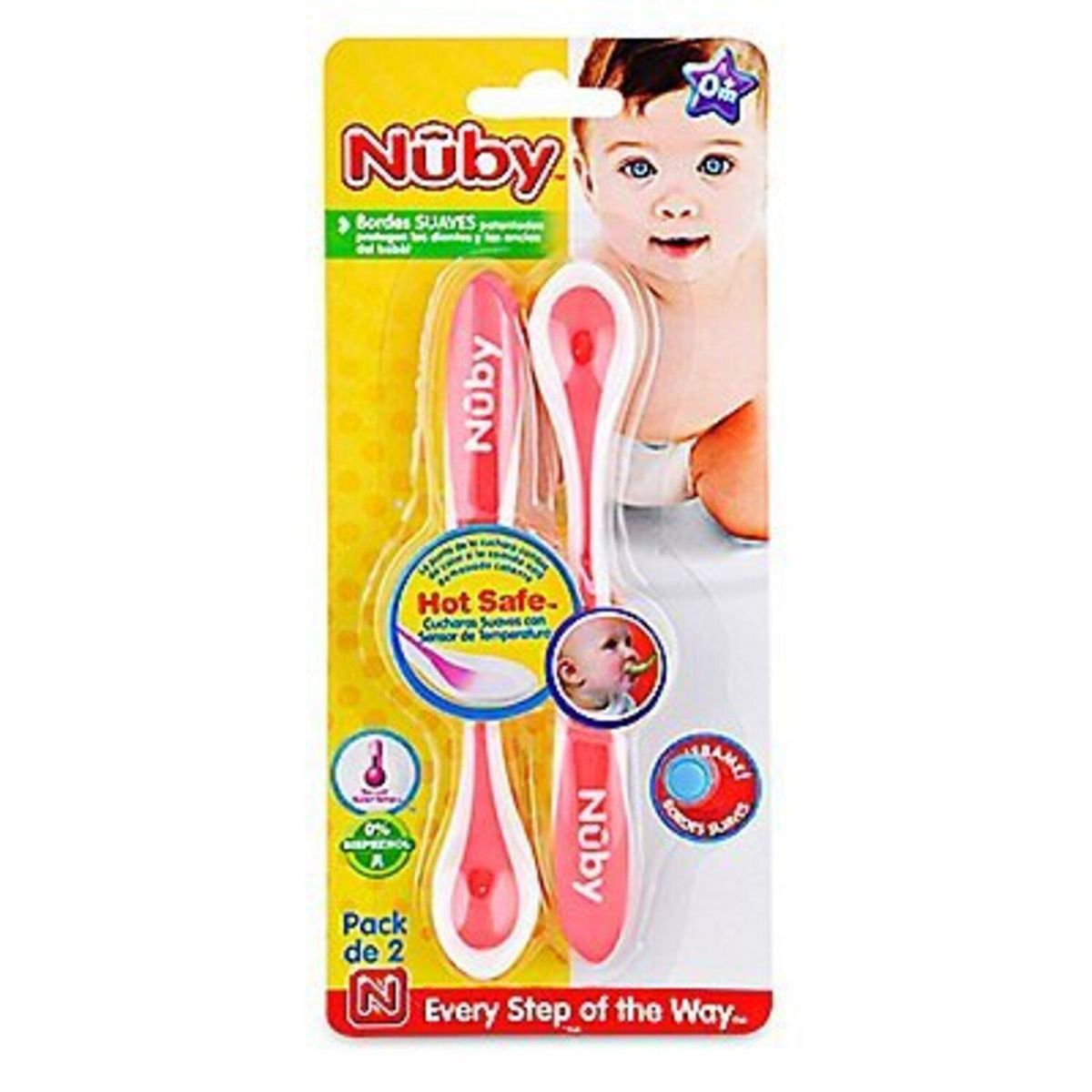 NUBY - Set 2 Cucharitas con Sensor Nuby