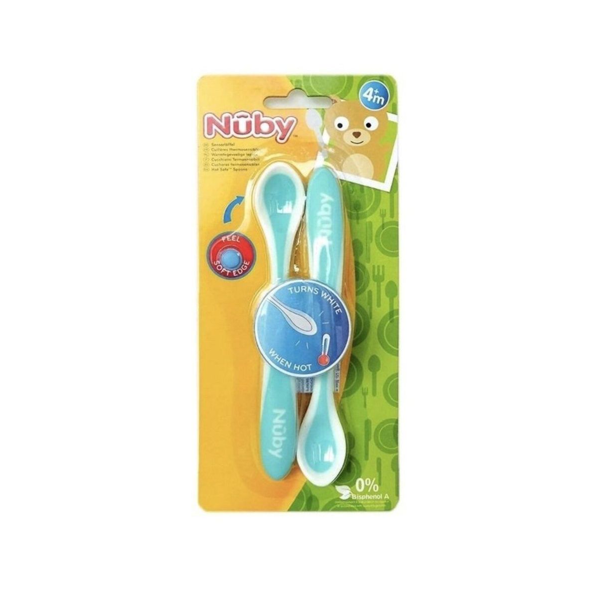 NUBY - Set 2 Cucharitas con Sensor Nuby