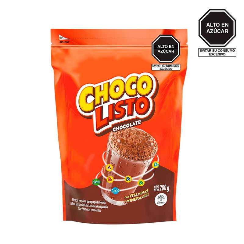 CHOCOLISTO - Bebida Instantánea Chocolisto Doypack 200 g