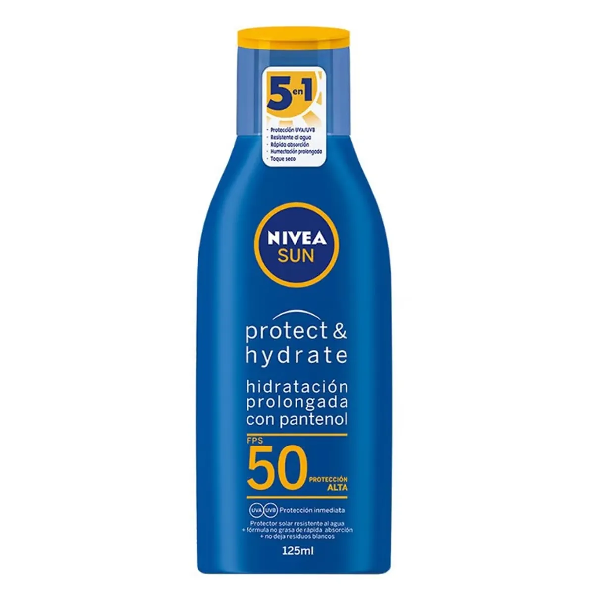 NIVEA - Protector Solar Nivea Sun Hidratante FPS50 Envase 125 mL