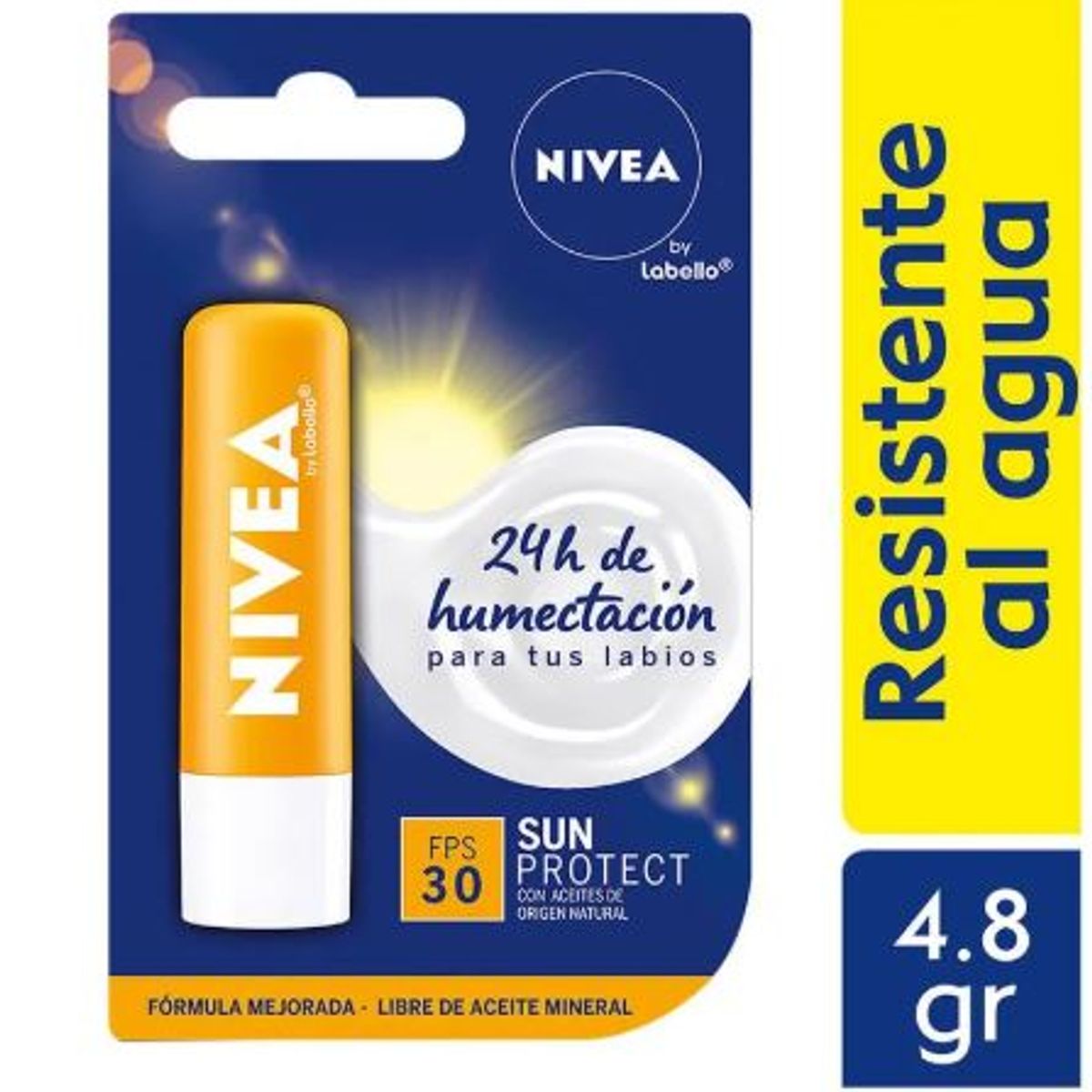 NIVEA - Protector Labial Nivea Sun FPS30 Envase 4.8 g