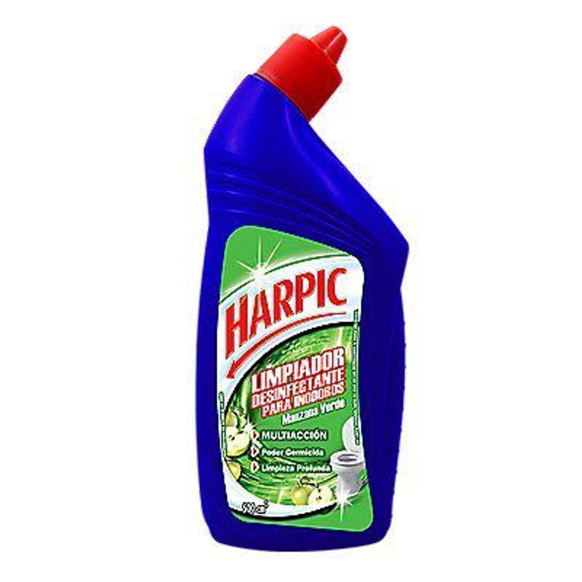 HARPIC - Desinfectante para Baño Harpic Manzana Verde Envase 500 mL