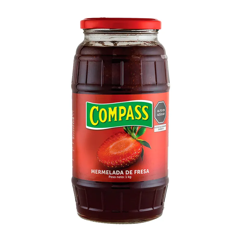 COMPASS - Mermelada Compass Fresa Envase 1 Kg
