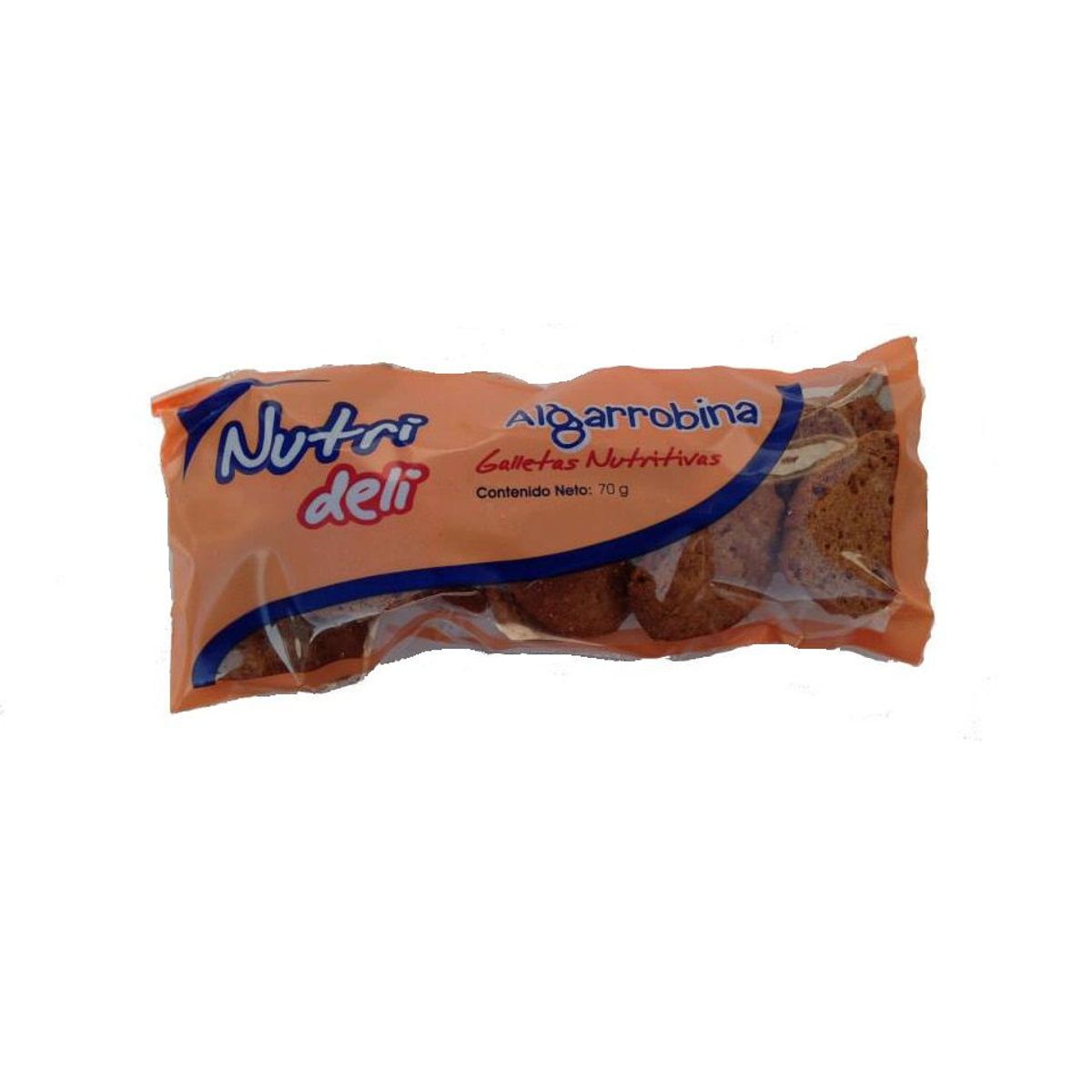 NUTRIDELI - Galleta de Algarrobina Nutri Deli Bolsa 70 g
