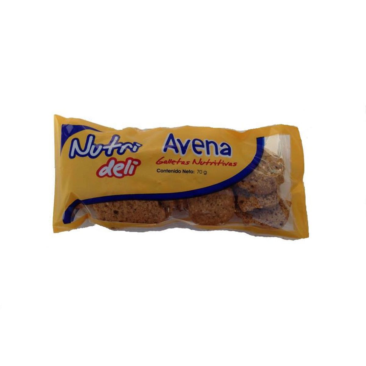 NUTRIDELI - Galleta de Avena Nutri Deli Bolsa 70 g