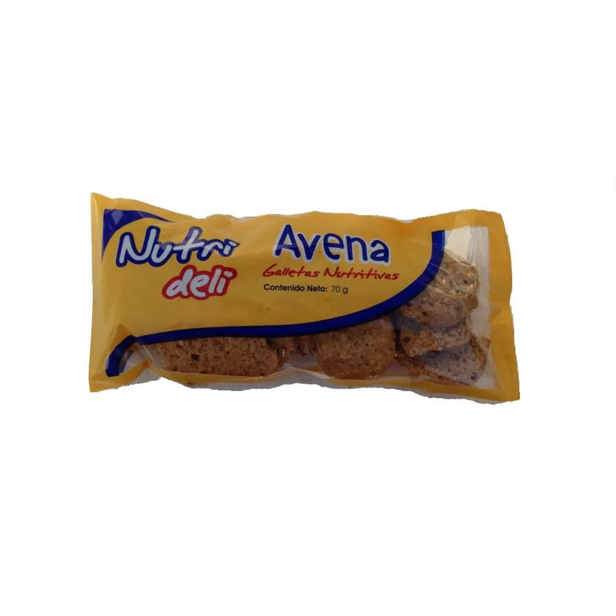 NUTRIDELI - Galleta de Avena Nutri Deli Bolsa 70 g