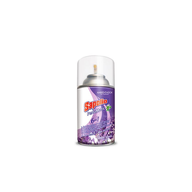 SAPOLIO - Ambientador Sapolio Perfumatic Lavanda Envase 240 mL