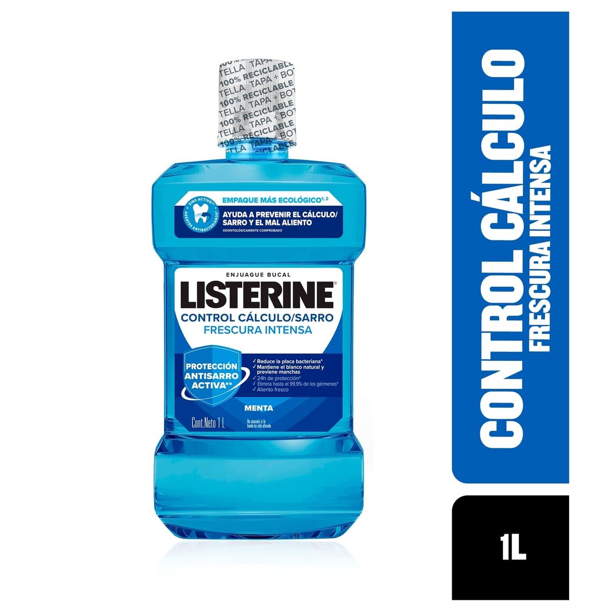 LISTERINE - Enjuague Bucal Listerine Control Sarro Botella 1 L