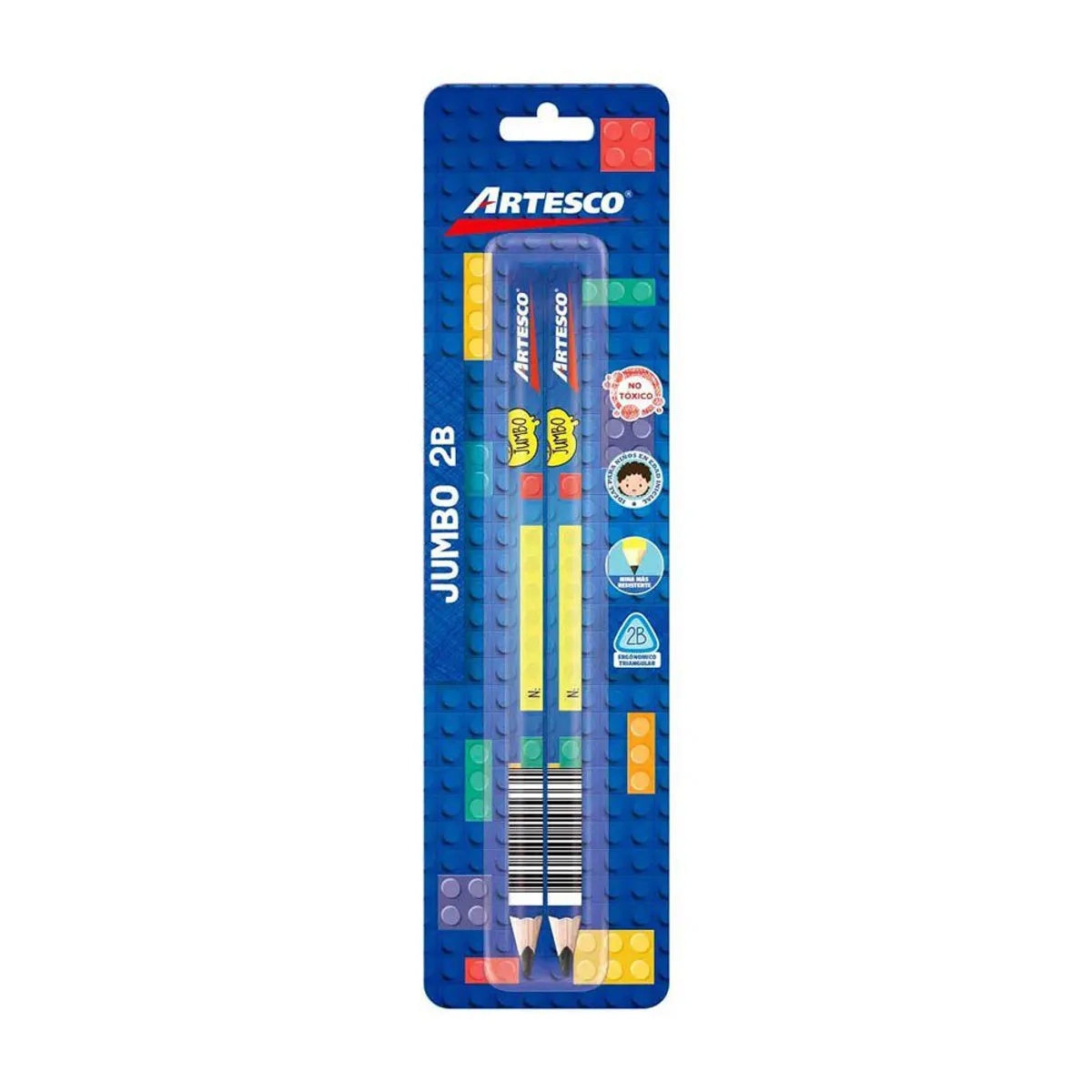 ARTESCO - Lápices Artesco Jumbo 2B Empaque 2 Und