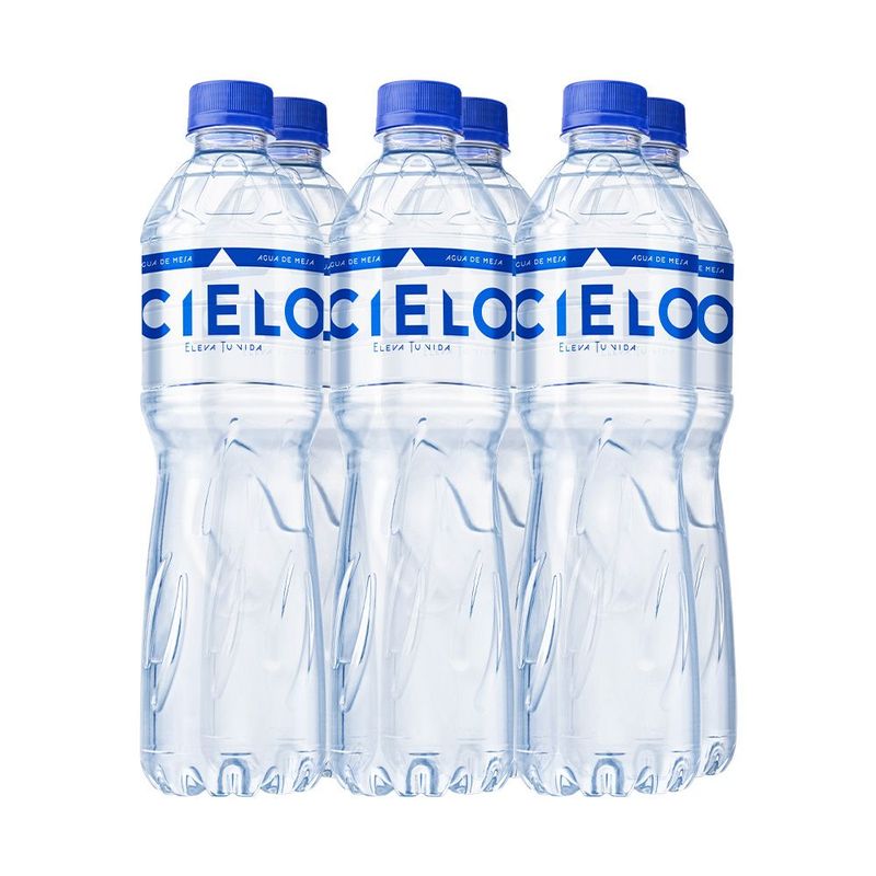 CIELO - Agua Cielo Sin Gas Sixpack Botella 625 mL