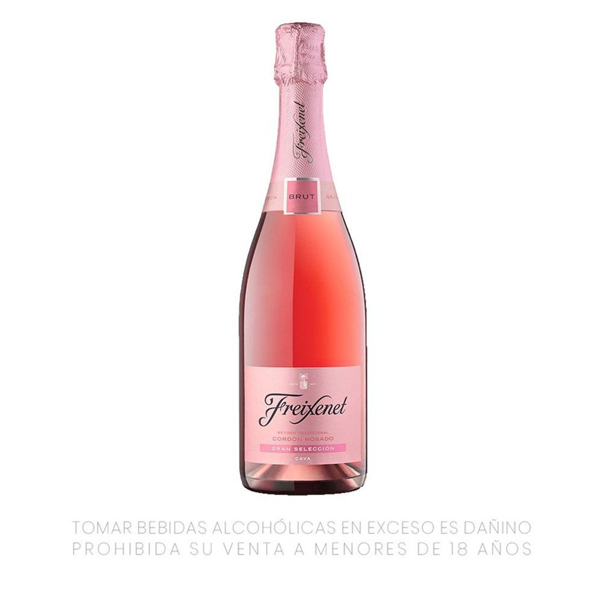 FREIXENET - Espumante Freixenet Brut Rosé Gran Selección Botella 750 mL