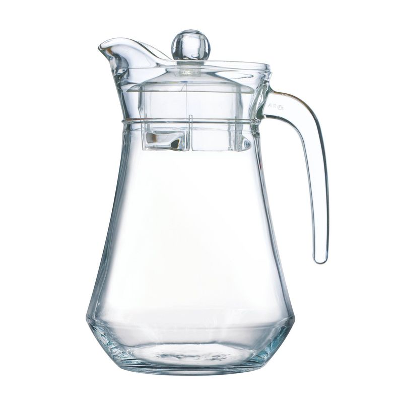 LUMINARC - Jarra de Vidrio con Tapa Acrílica 1.3 L