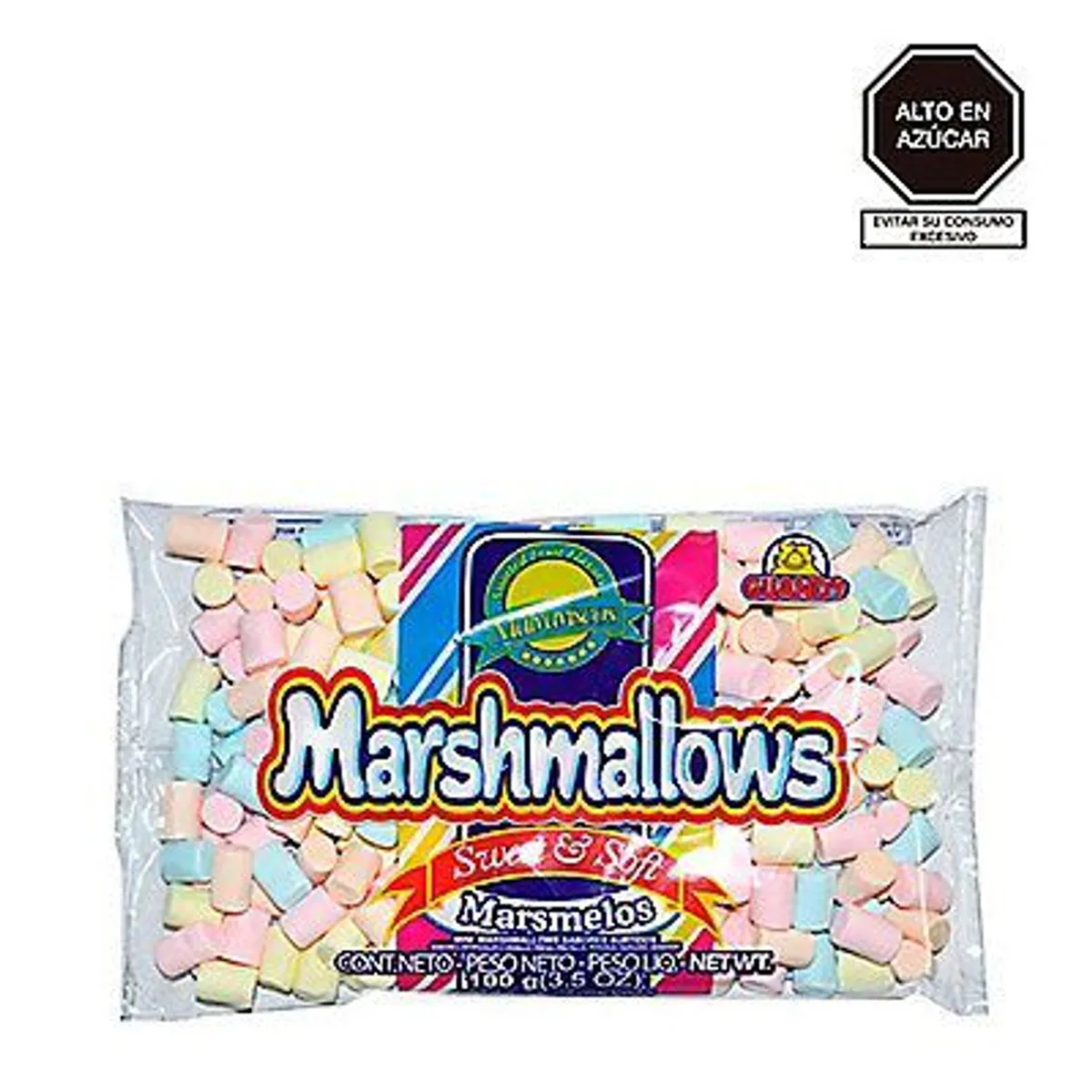 TROPICAL - Marshmallows Mini Color Tropical Bolsa 100 g