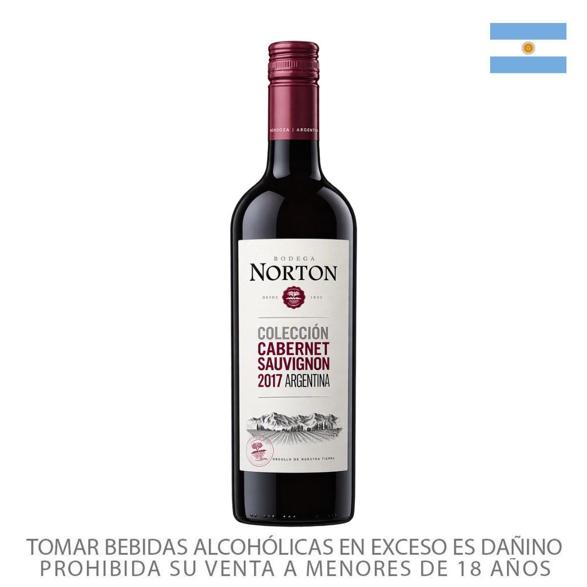 NORTON - Vino Tinto Norton Cabernet Sauvignon Botella 750 mL