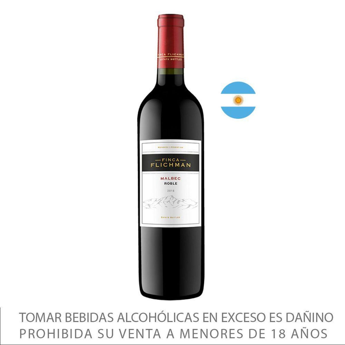 FINCA FLICHMAN - Vino Tinto Finca Flichman Malbec 13° Botella 750 mL