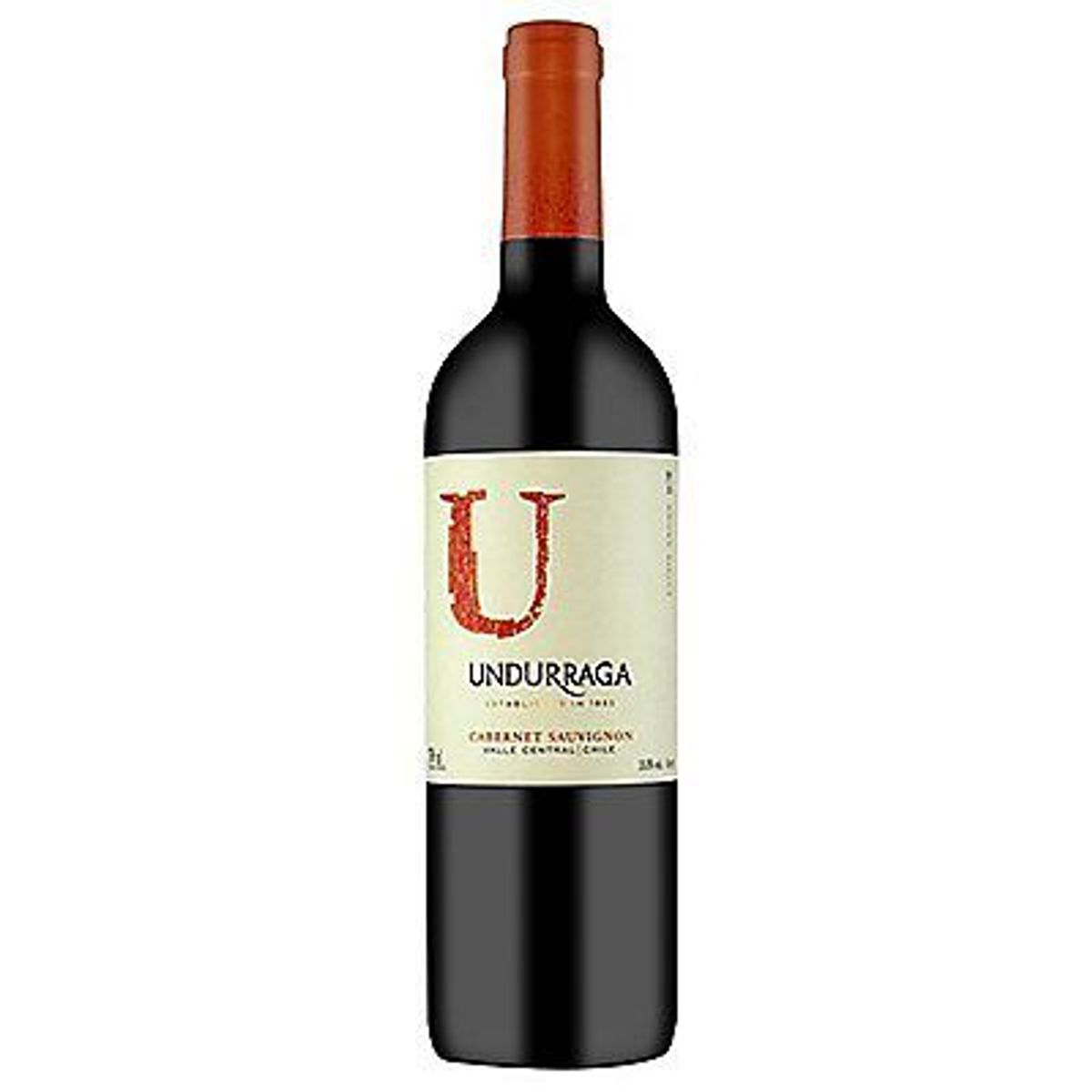UNDURRAGA - Vino Tinto Undurraga Cabernet Sauvignon Botella 750 mL