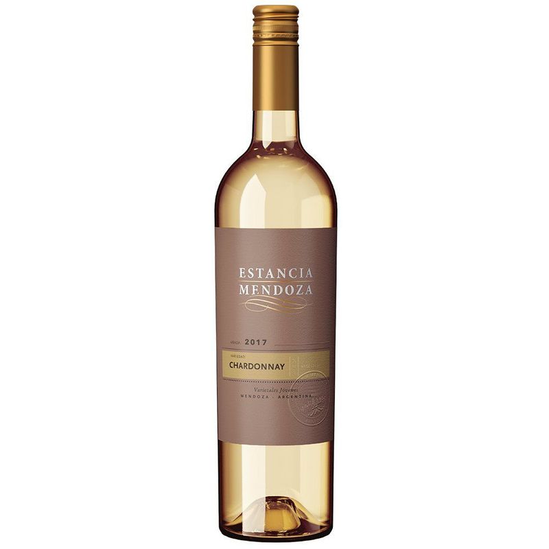 ESTANCIA MENDOZA - Vino Blanco Estancia Mendoza Chardonay Botella 750 mL