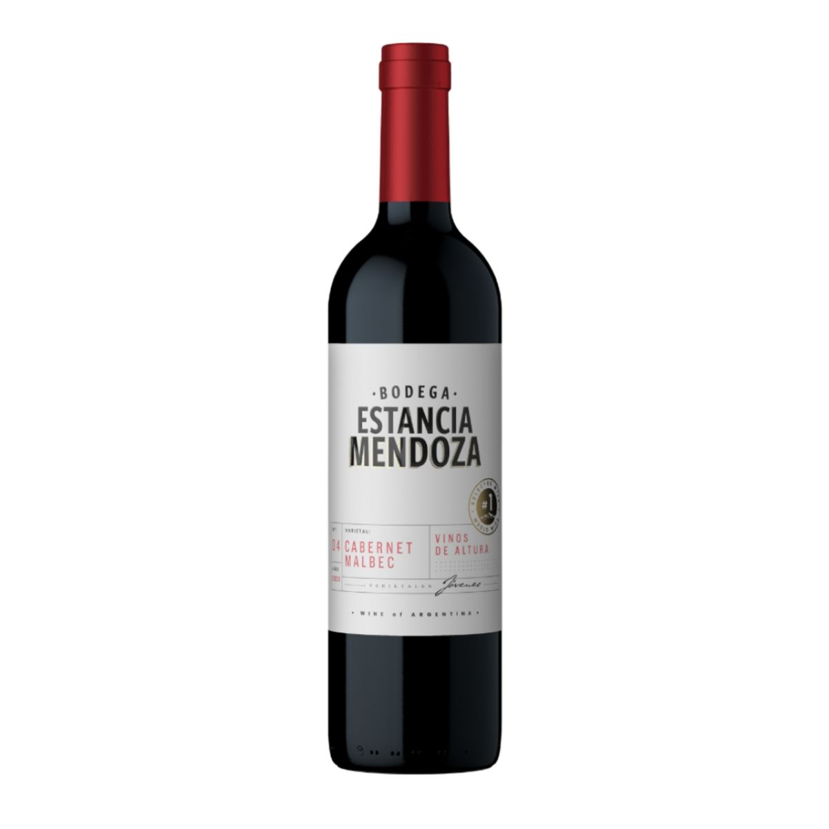 ESTANCIA MENDOZA - Vino Tinto Estancia Mendoza Cabernet Malbec Botella 750 mL