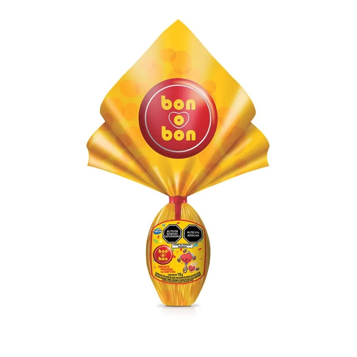 ARCOR - Huevo Bon o Bon Chocolate con Leche Empaque 110 g