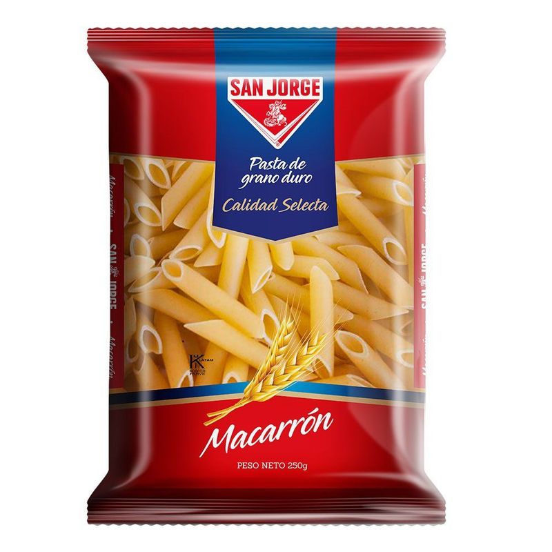 SAN JORGE - Fideo Macarrón San Jorge 250 g