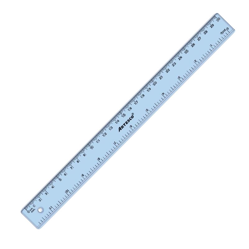 ARTESCO - Regla 30 cm Cristal