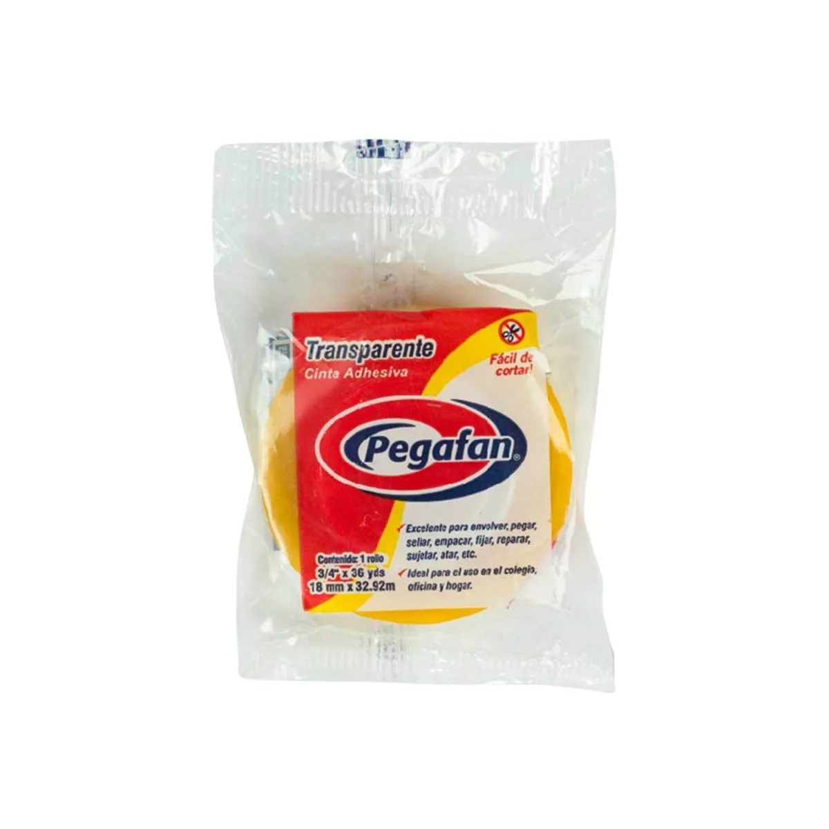 PEGAFAN - Cinta Pegafan Transparente 3/4" x 36 Yd