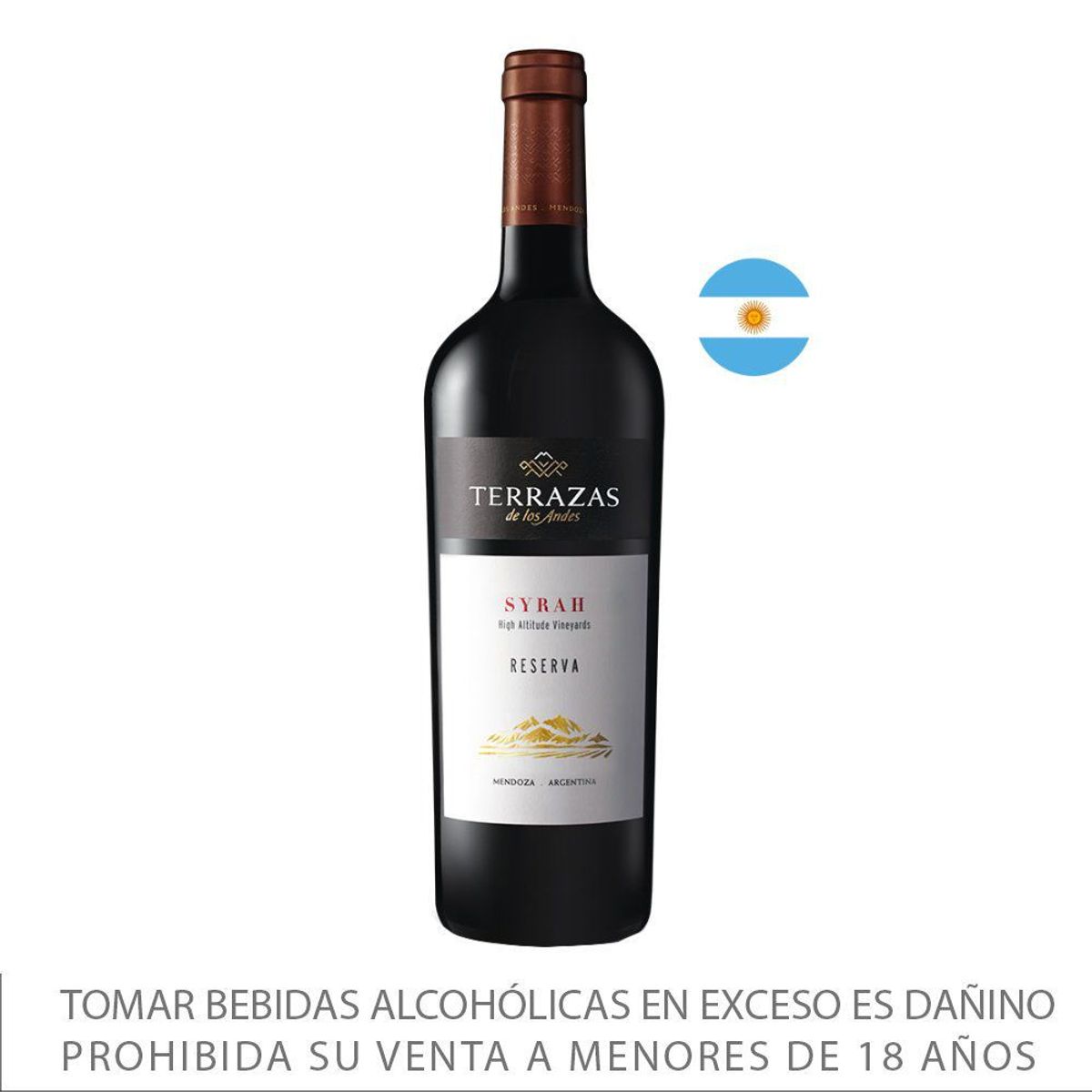 TERRAZAS - Vino Tinto Terrazas Syrah Reserva Botella 750 mL