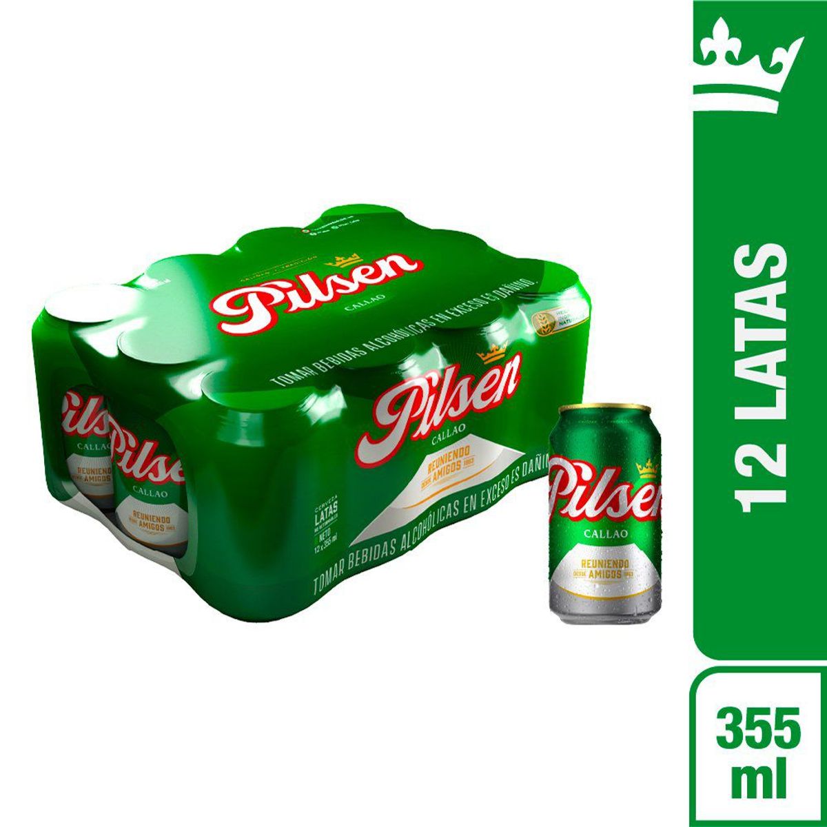 PILSEN - Cerveza Pilsen Twelve Pack Lata 355 mL