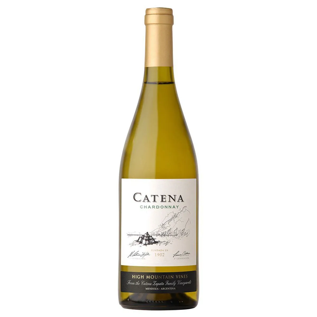 CATENA ZAPATA - Vino Blanco Catena Zapata Chardonnay Botella 750 mL