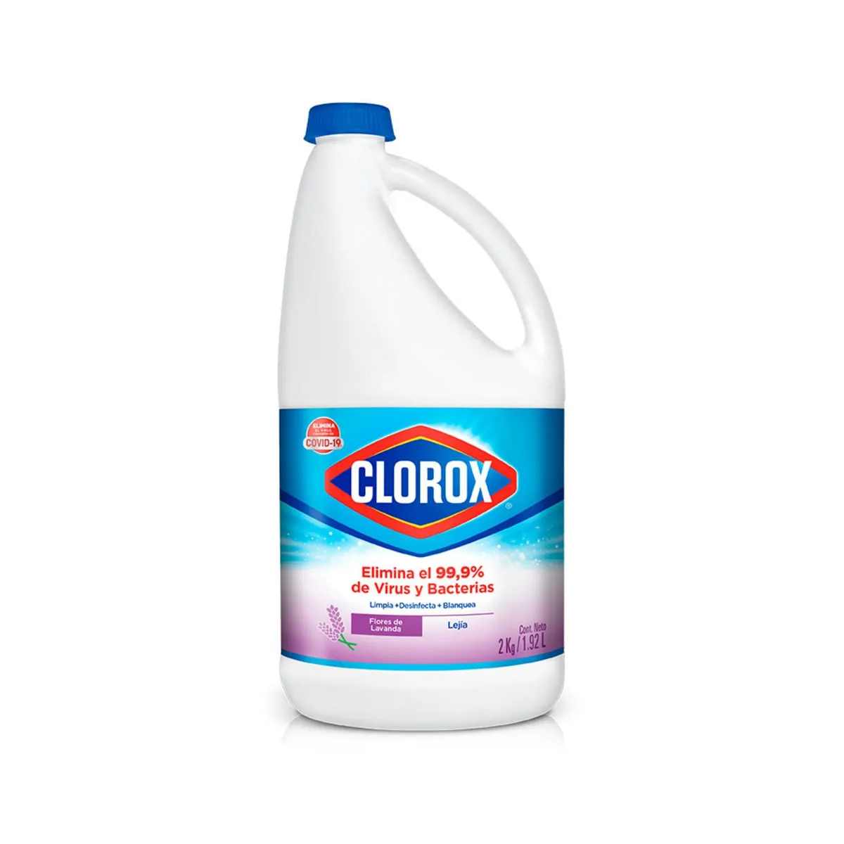 CLOROX - Lejía Clorox Flores de Lavanda Botella 2 Kg