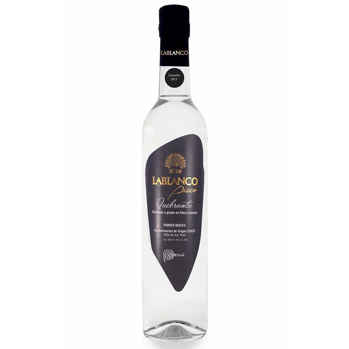 LA BLANCO - Pisco Quebranta La Blanco Botella 500 mL