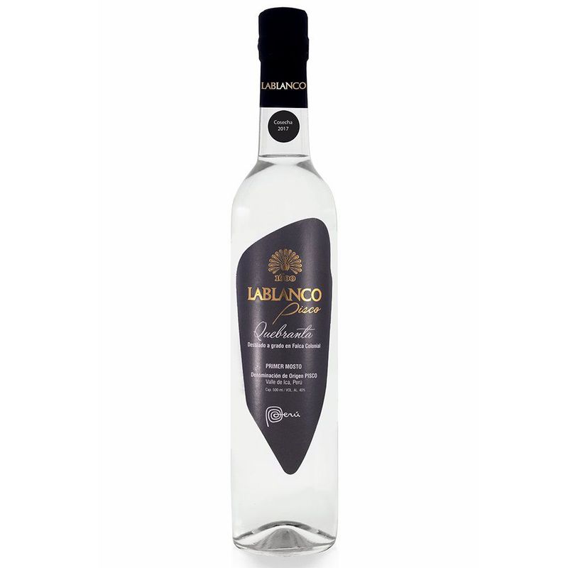 LA BLANCO - Pisco La Blanco Quebranta Botella 500 mL