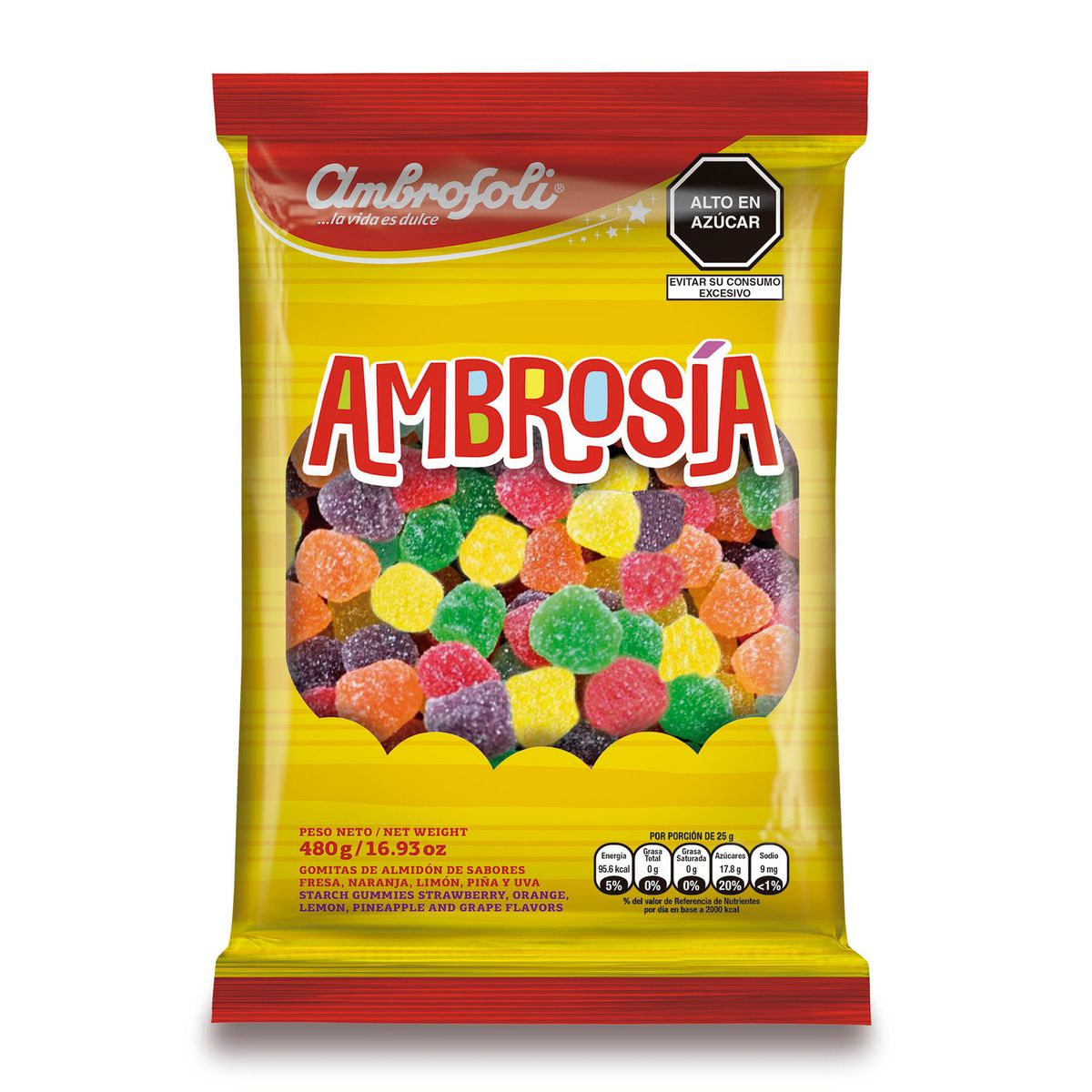 AMBROSOLI - Gomitas Ambrosoli Ambrosia Bolsa 480 g