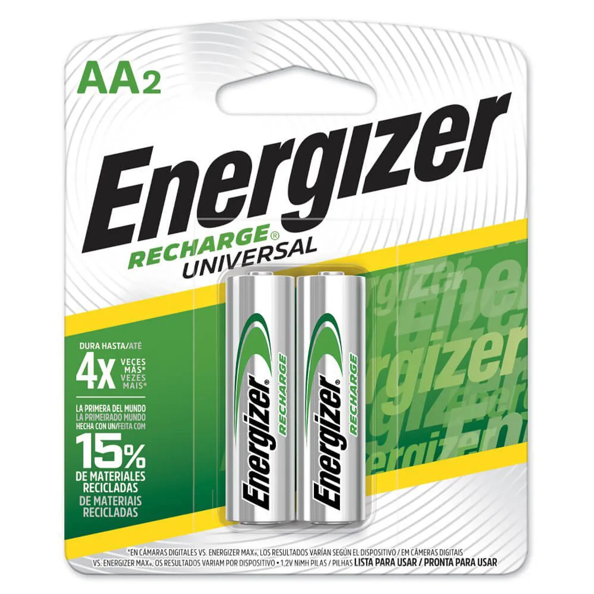 ENERGIZER - Pilas Recargables Aa X 2 Un